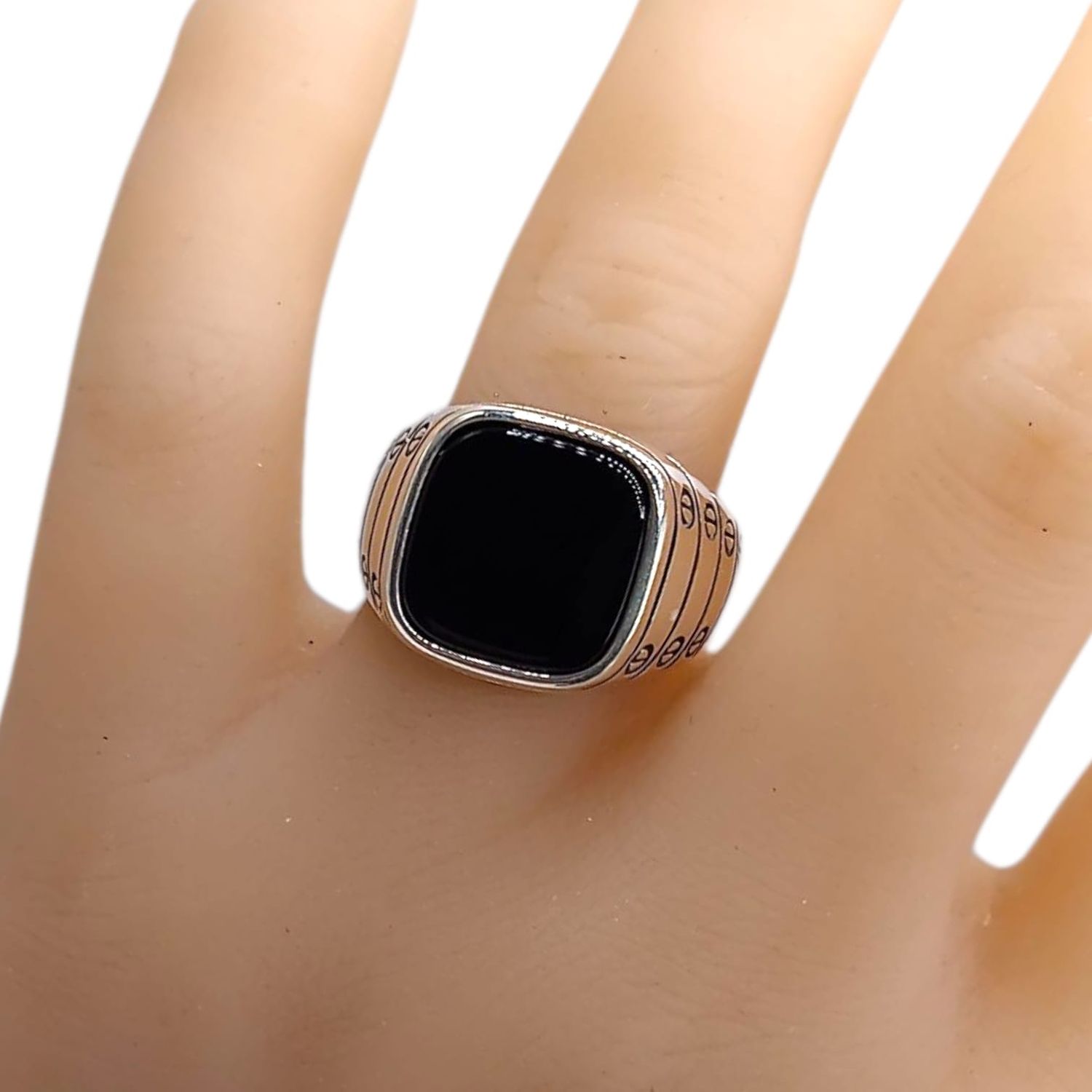 ANILLO CABALLERO VARIAS MEDIDAS, PLATA .925