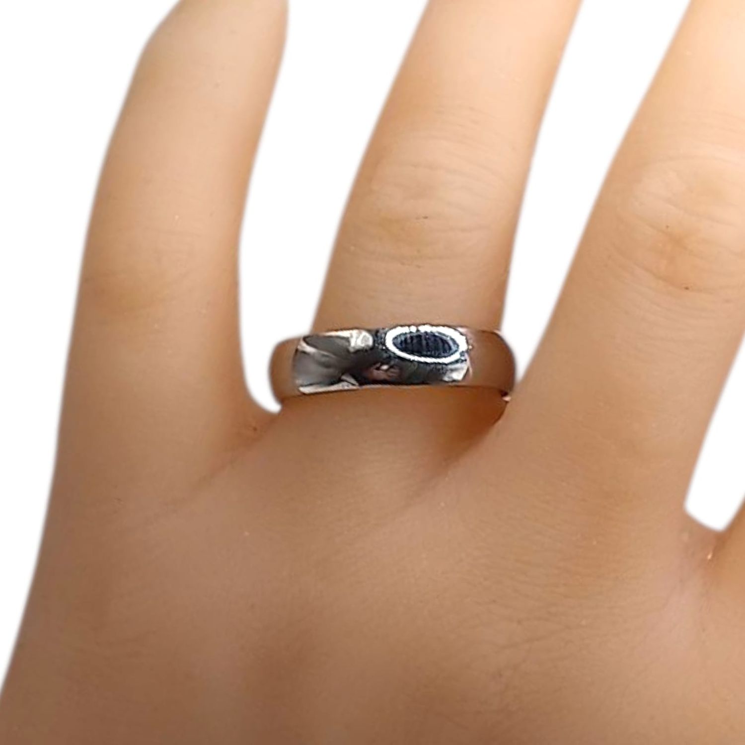 ARGOLLA MATRIMONIO LISA, RODIZADA, VARIAS MEDIDAS PLATA .925