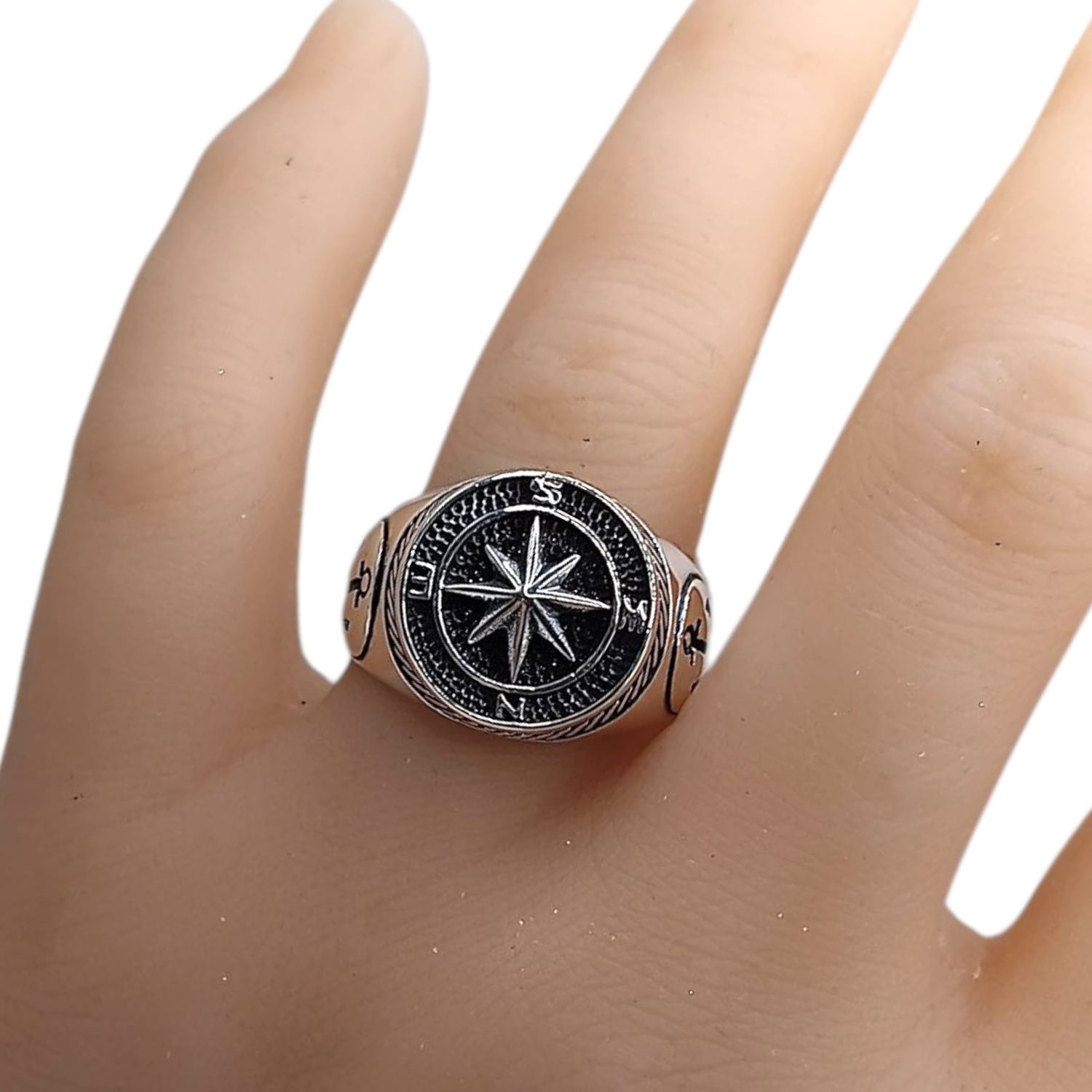 ANILLO CABALLERO VARIAS MEDIDAS, PLATA .925