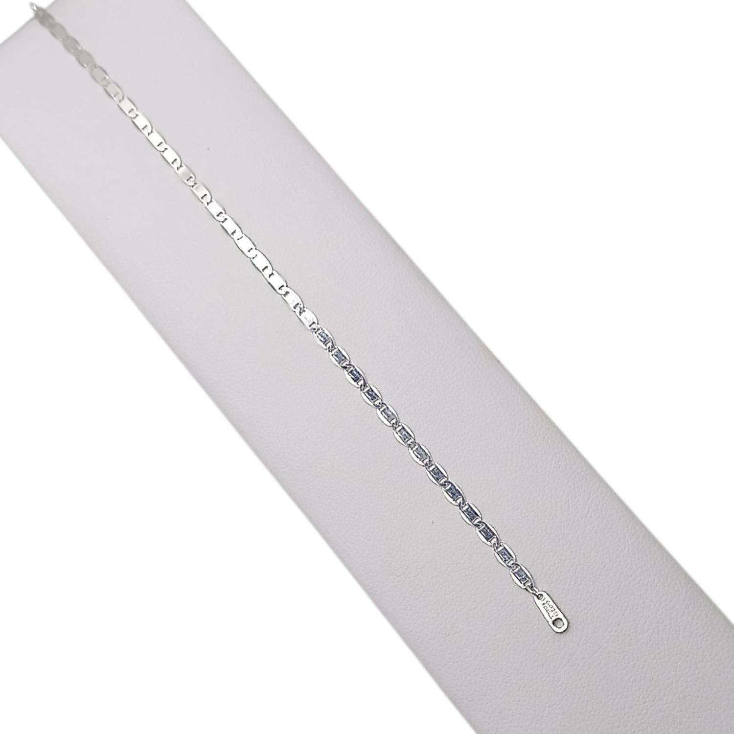 PULSERA  LIGERA  6&quot; 2MM, PLATA .925