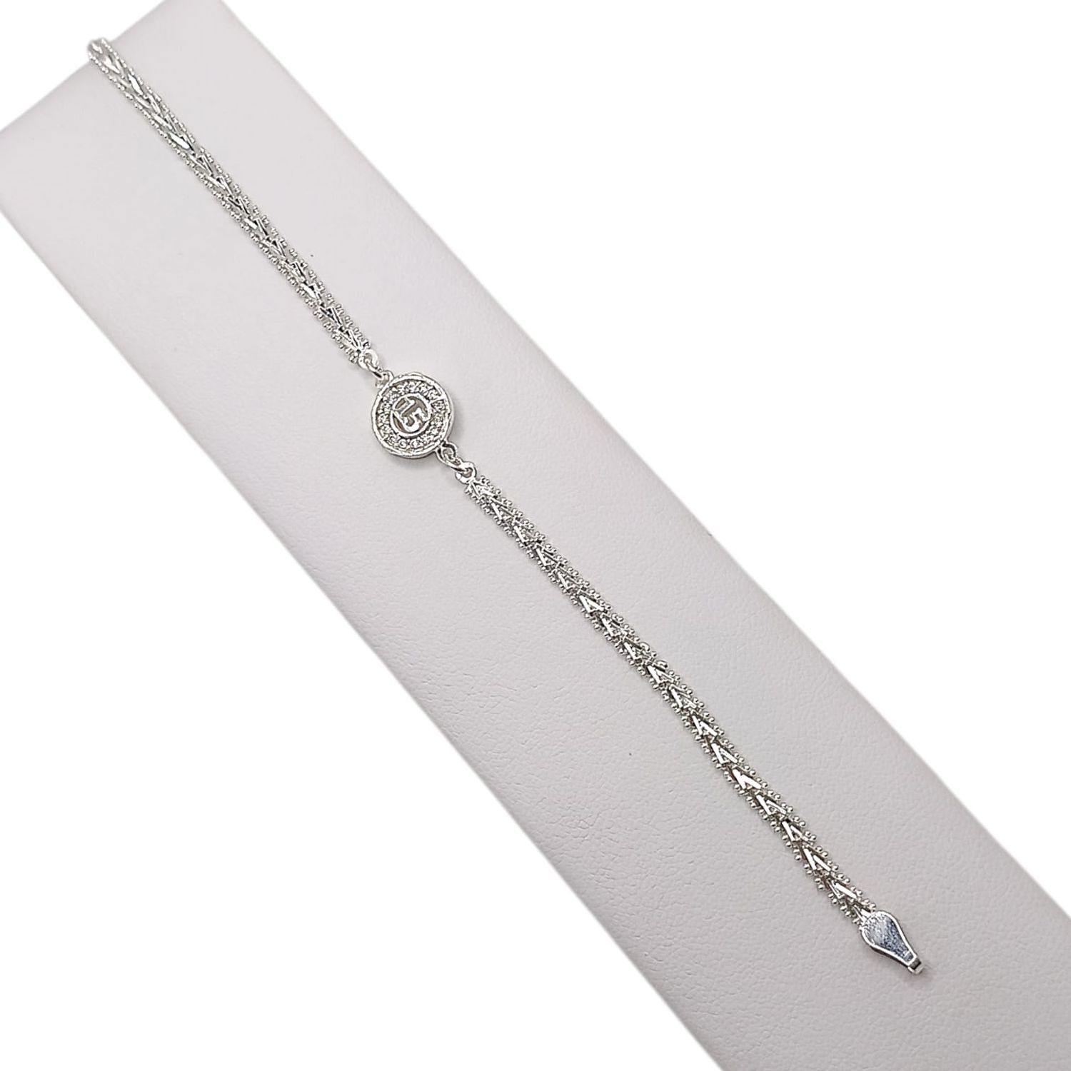 PULSERA BOLEADA XV AÑOS  7" PLATA .925