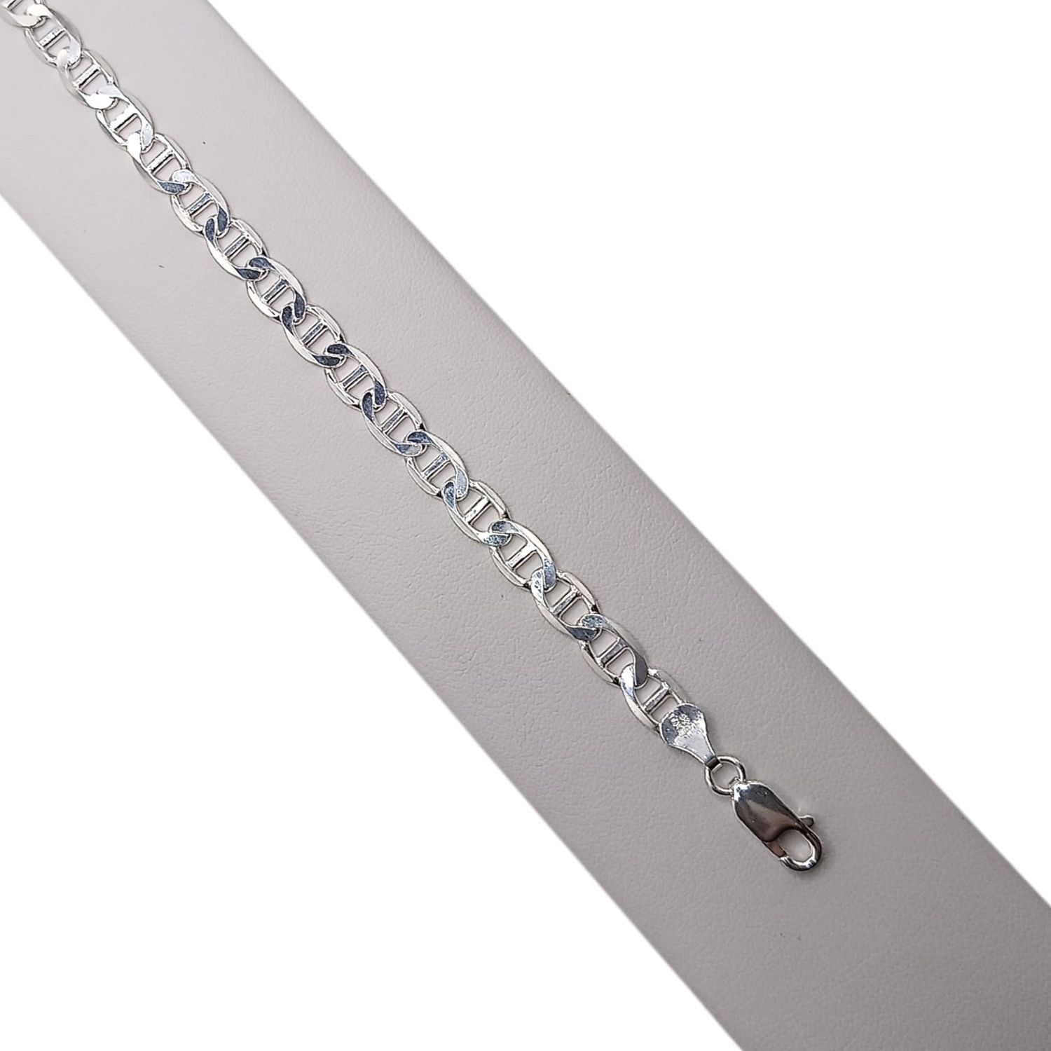 PULSERA VAL  8&quot; 6 MM, PLATA .925