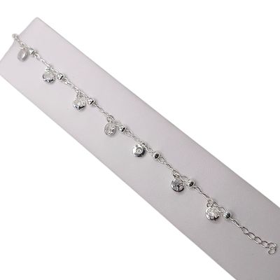 PULSERA CON ARBOL DE LA VIDA 8" PLATA .925