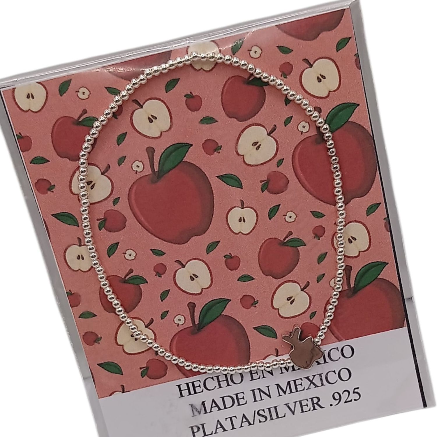 PULSERA MANZANITA ELASTICA , PLATA .925