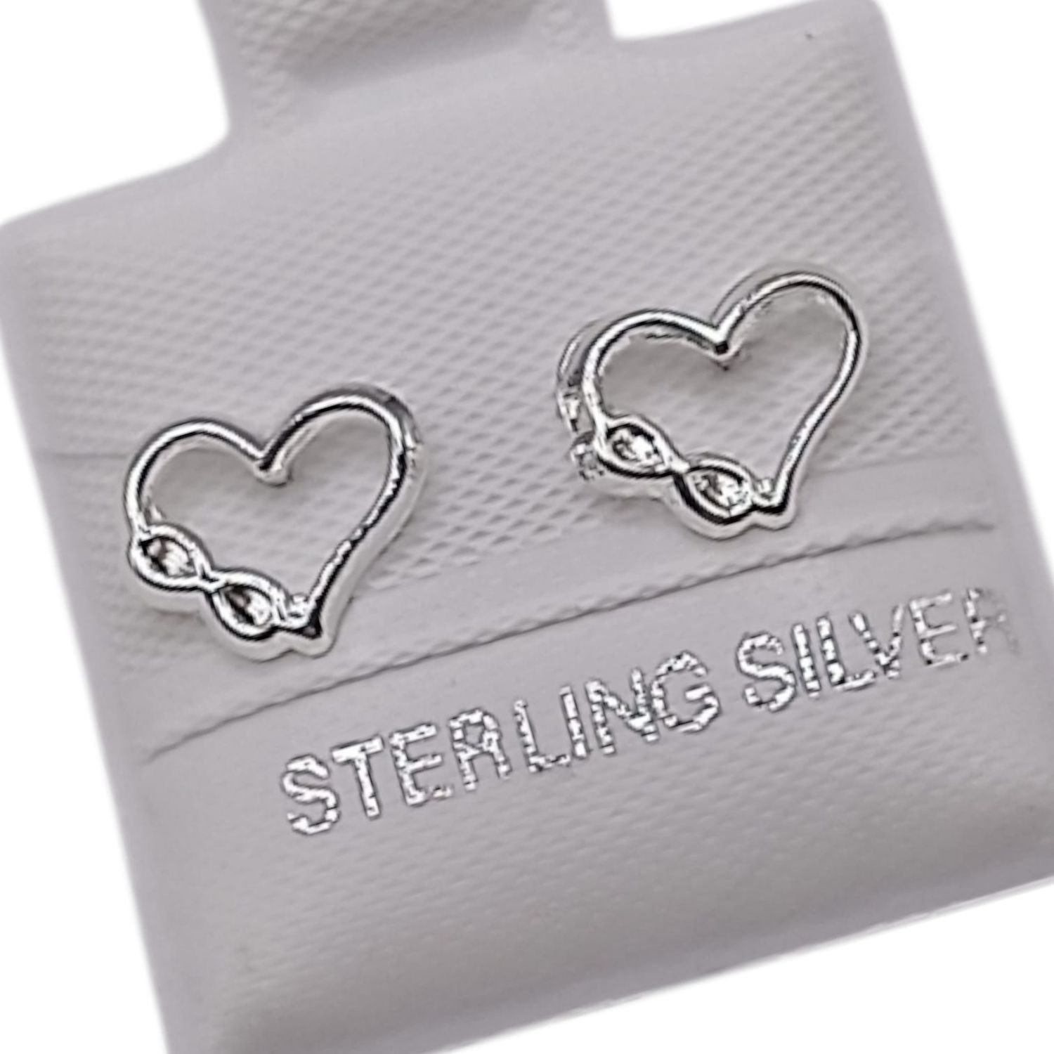 BROQUEL CORAZON INFINITO, BROCHE BOLITA, PLATA .925