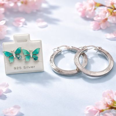 Aretes y Arracadas Plata 925