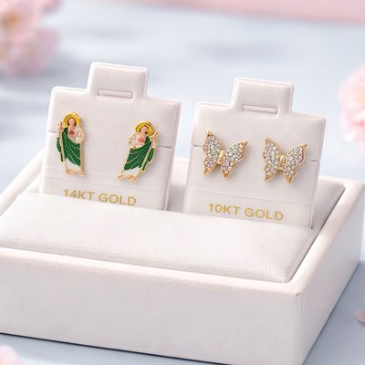 Broquel Oro 14K y 10K
