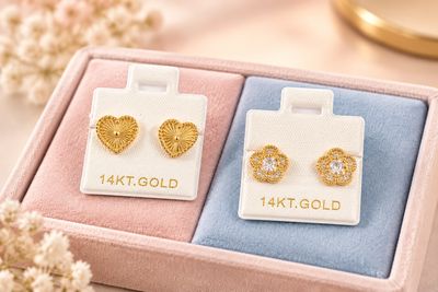 Broquel Oro 14K y 10K