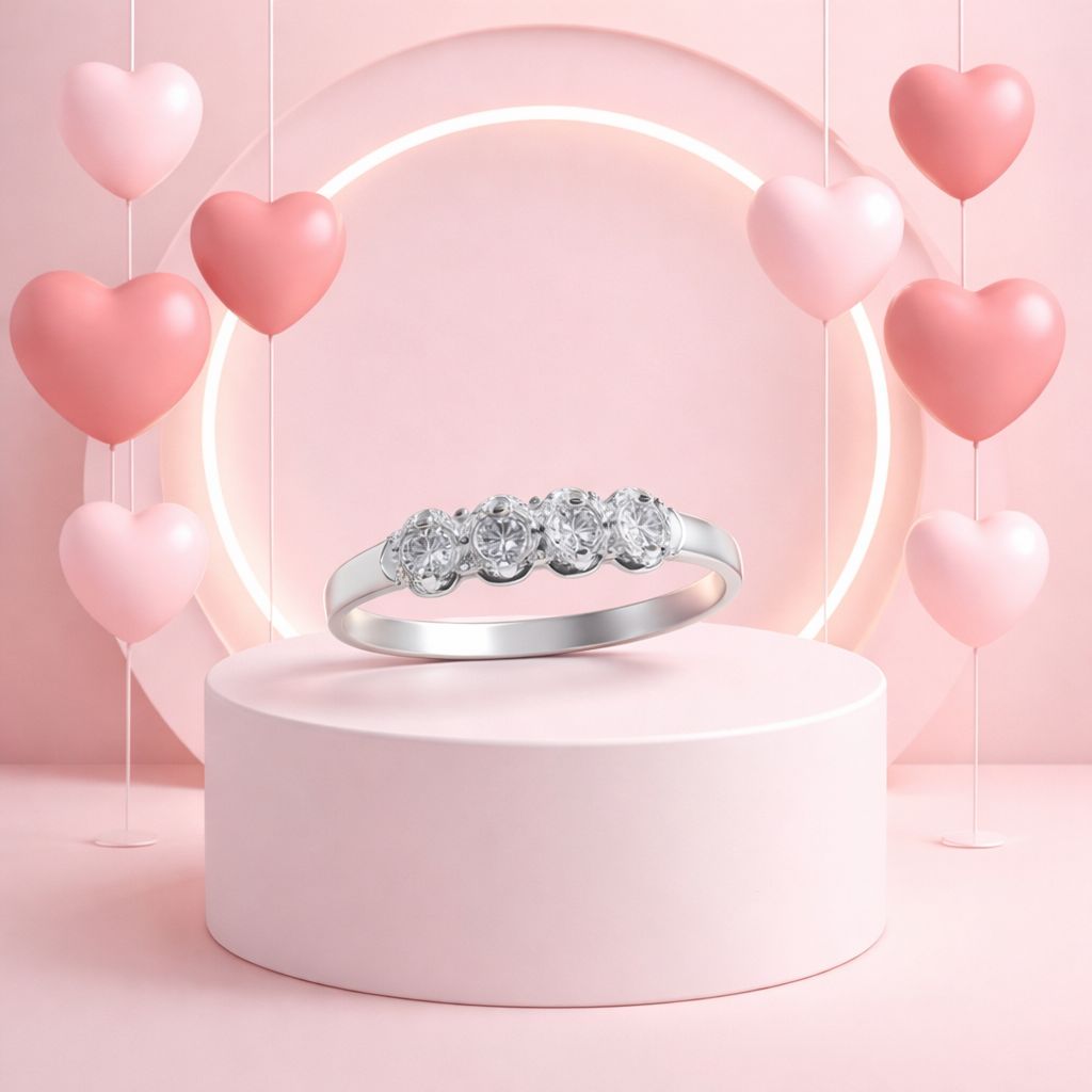 ANILLO CHURUMBELA CZ BLANCA VARIAS MEDIDAS  PLATA .925