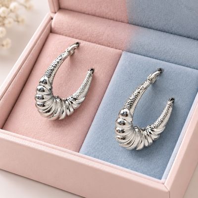 ARRACADA CAMARON FANCY  PLATA .925