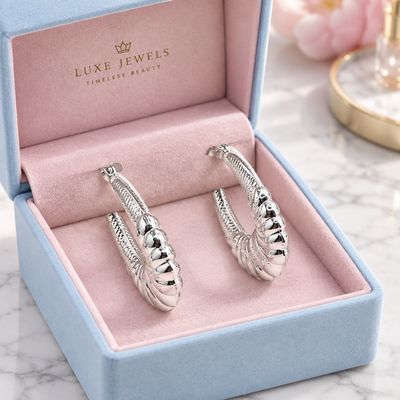 ARRACADA CAMARON FANCY  PLATA .925