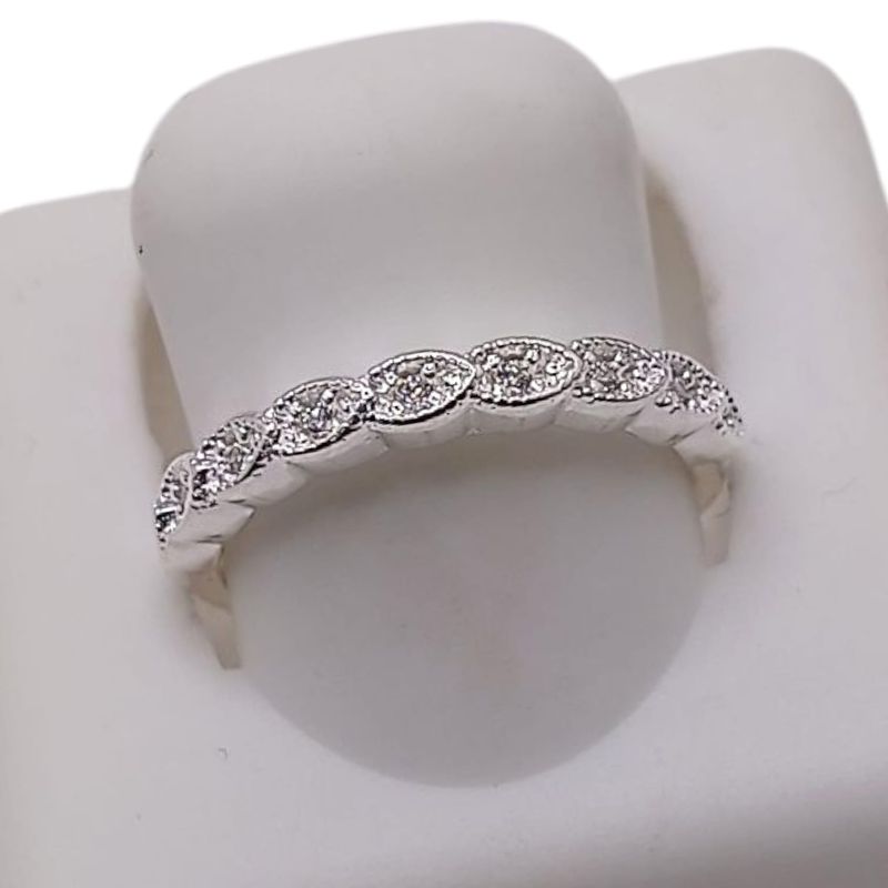 ANILLO CHURUMBELA HOJITAS #6 PLATA .925
