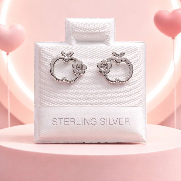 ARETE MANZANITA FANCY PLATA .925 BROCHE DE MARIPOSA 