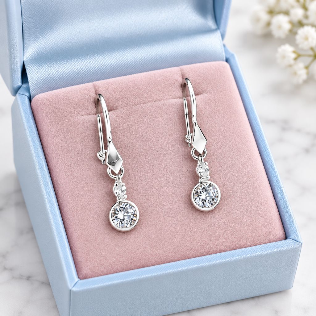 ARETE DE ARILLO CON CZ EN GOTA, DIFERENTES COLORES, PLATA .925