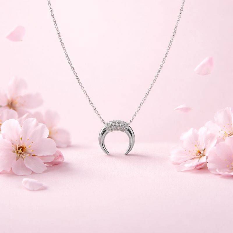GARGANTILLA  18-19" CON CZ PLATA .925