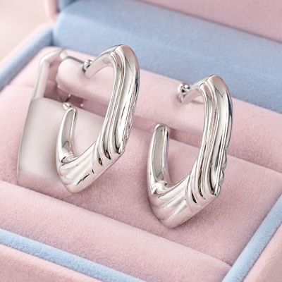 ARRACADA FANCY ESTILO ITALY, 3.5 CM  PLATA .925