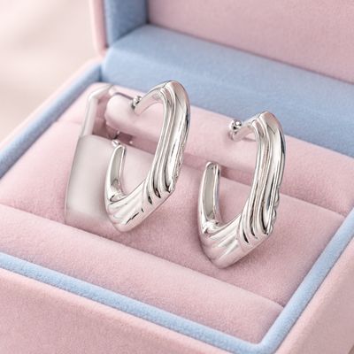 ARRACADA FANCY ESTILO ITALY, 3.5 CM  PLATA .925
