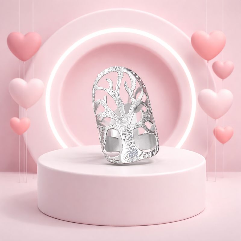 ANILLO ARBOL DE LA VIDA  #6 PLATA .925