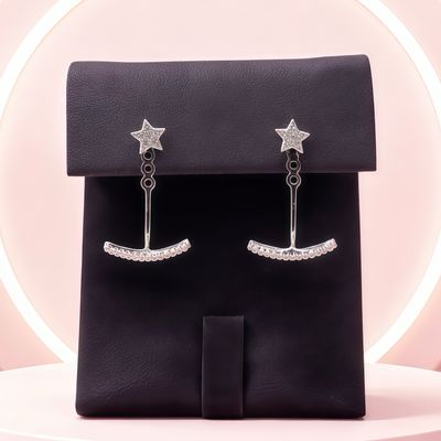 ARETE ESTRELLA COLGANTE CON MINI CZ BCA,   PLATA .925