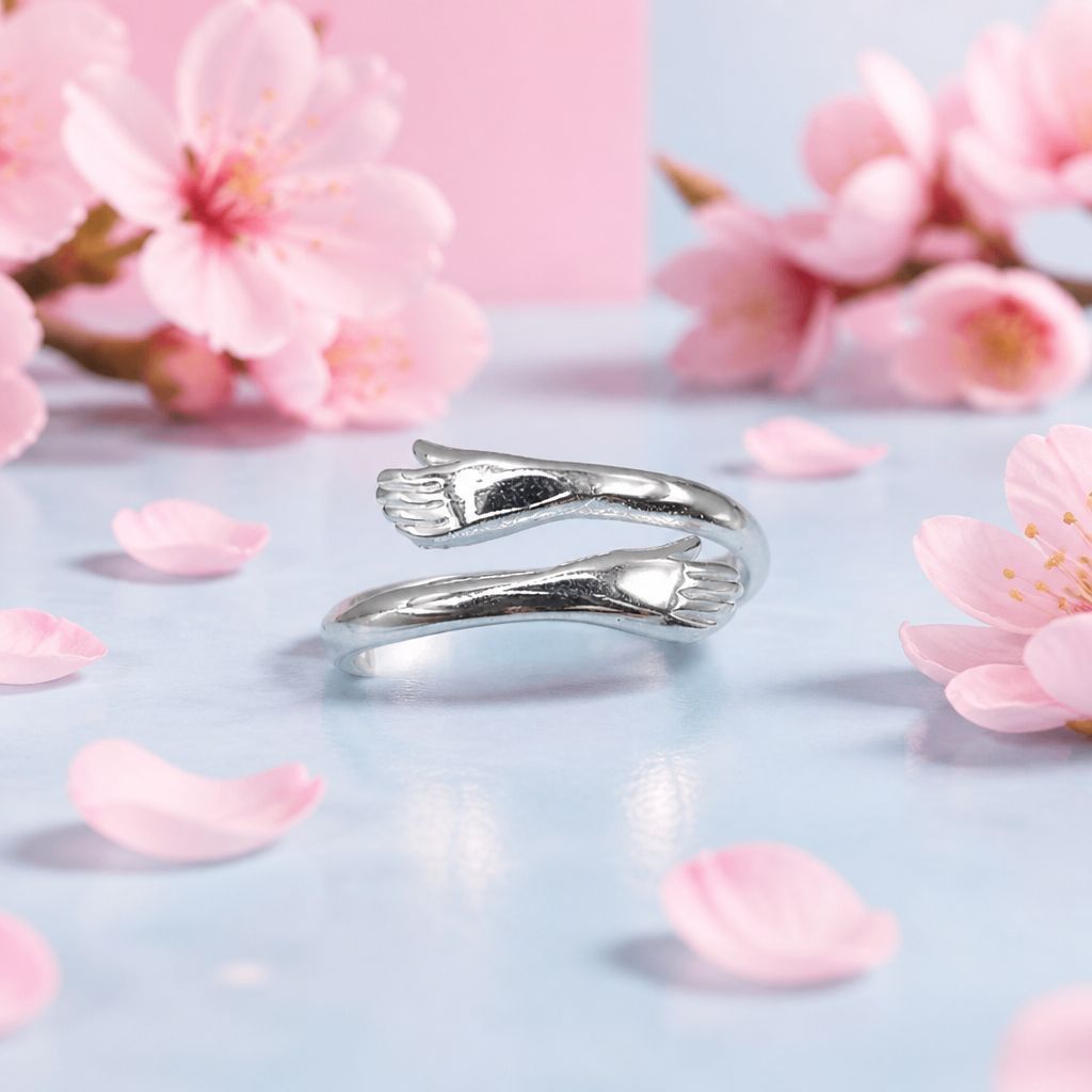 ANILLO MANITAS AJUSTABLE PLATA .925