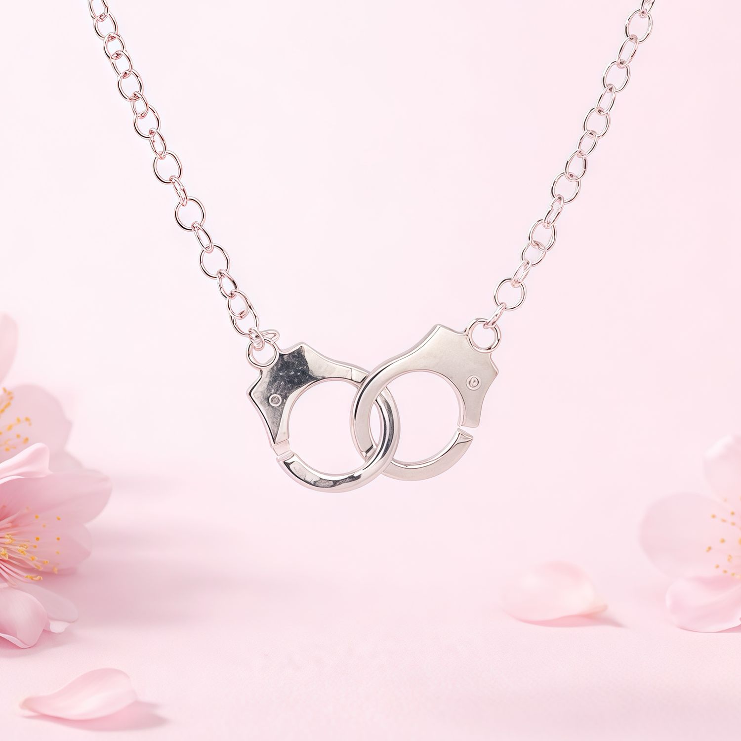 GARGANTILLA 18"  ESPOSAS PLATA .925