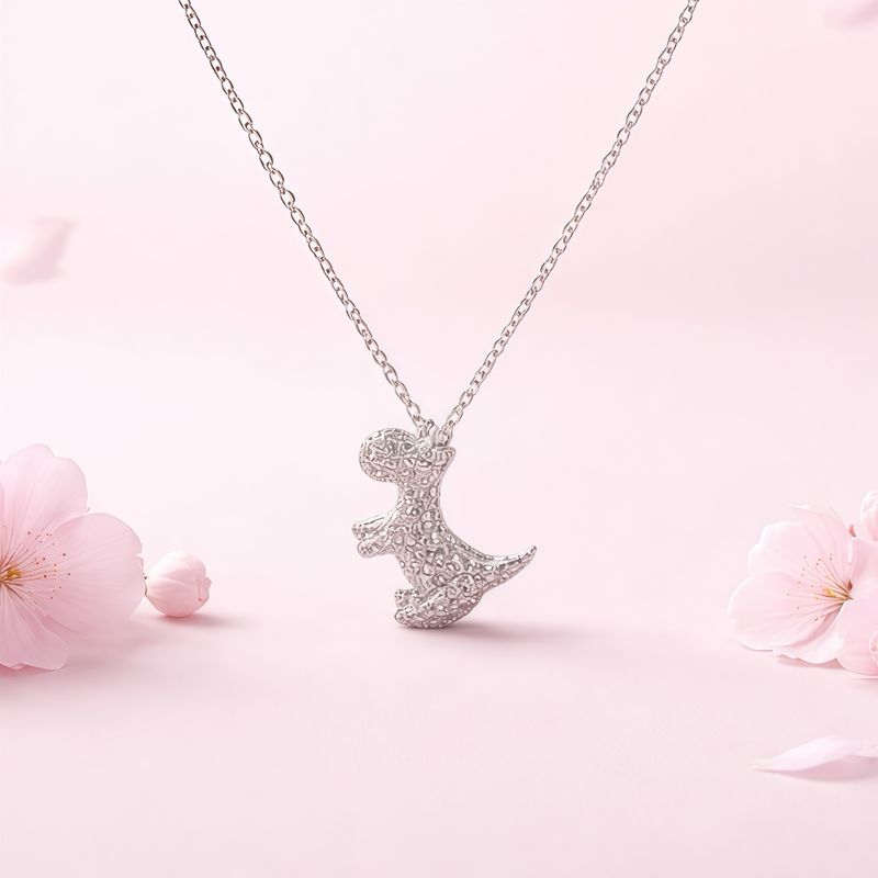 Dúo cadena 18” dije Perrito en Plata 925 Italiana 