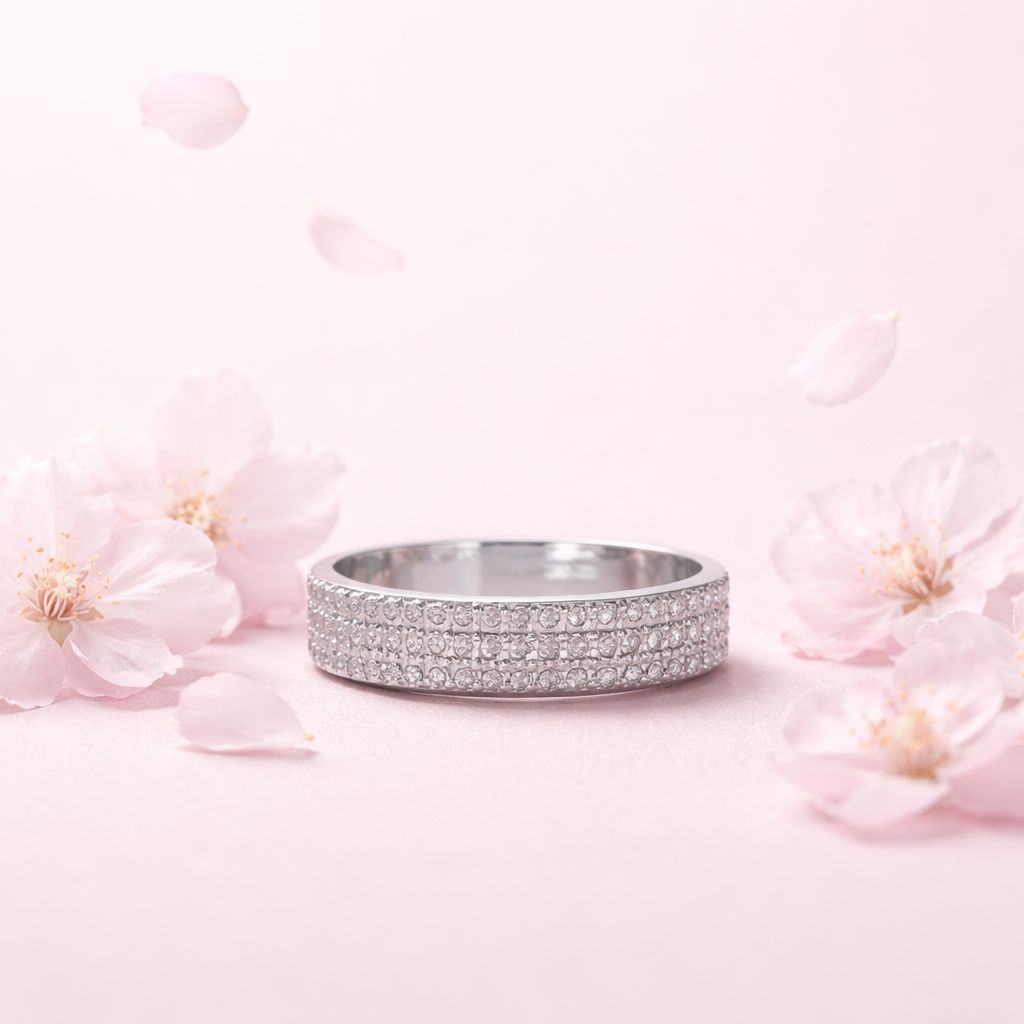 ANILLO ARGOLLA CON MINI CZ PLATA .925