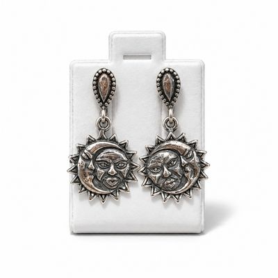 Arete Eclipose colgante en Oxy Plata 925 Mexicana