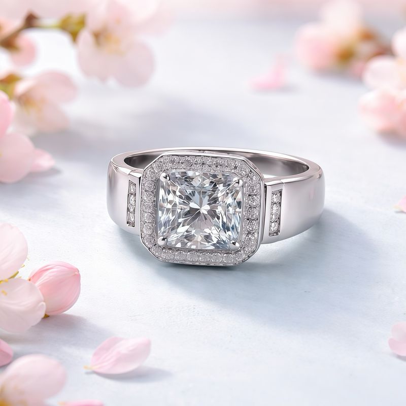 ANILLO CABALLERO CZ GRANDE VARIAS MEDIDAS PLATA .925