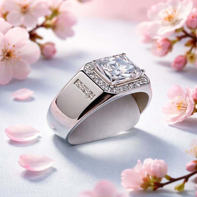 ANILLO CABALLERO CZ GRANDE VARIAS MEDIDAS PLATA .925