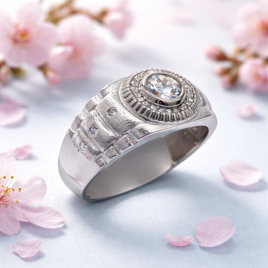 ANILLO CABALLERO FANCY VARIAS MEDIDAS, PLATA .925