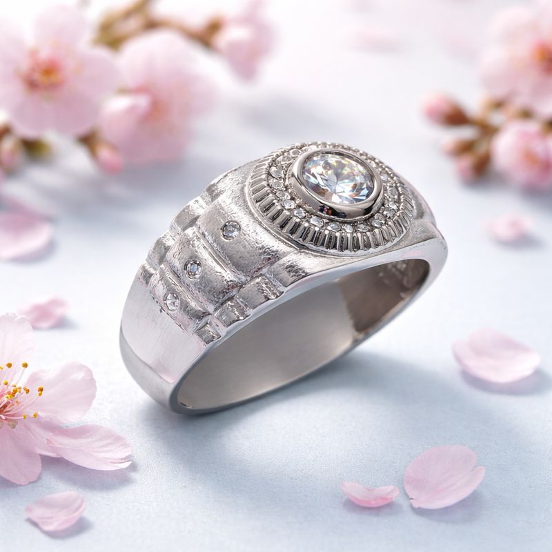 ANILLO CABALLERO FANCY VARIAS MEDIDAS, PLATA .925