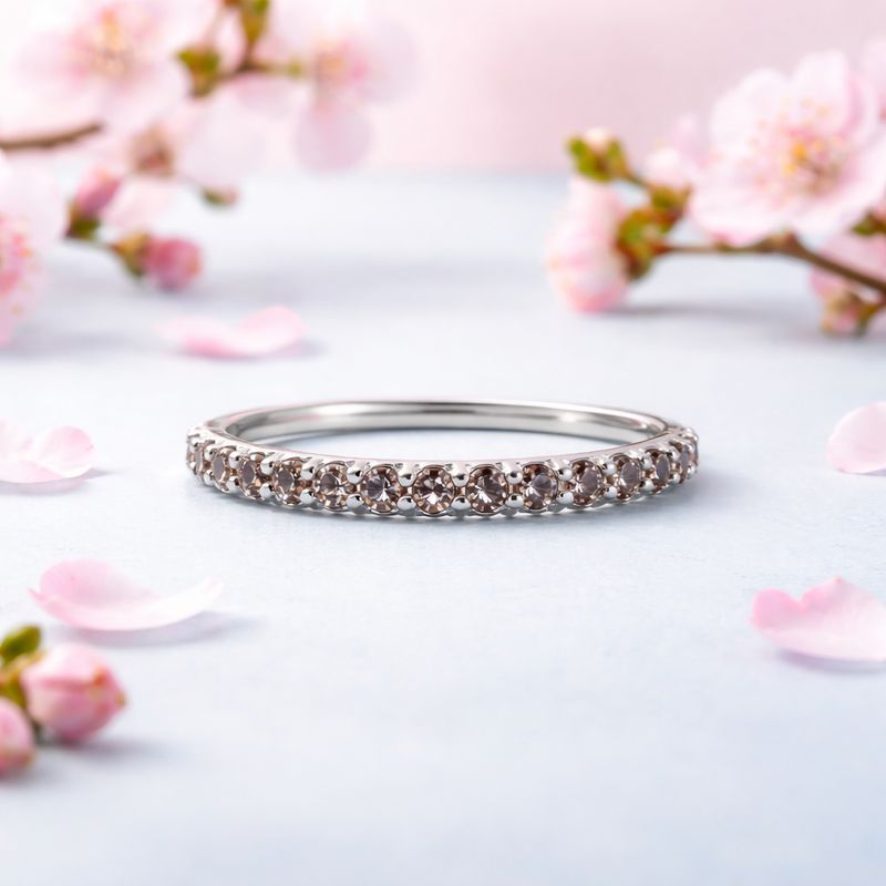 ANILLO ARGOLLA CZ AMBAR VARIAS MEDIDAS PLATA .925