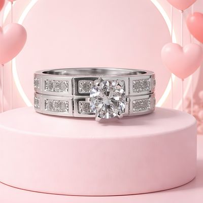 ANILLO SOLITARIO ALIANZA MEDIDA #6 PLATA .925