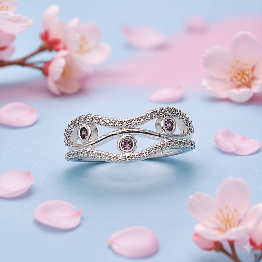 ANILLO CZ VARIAS MEDIDAS PLATA .925