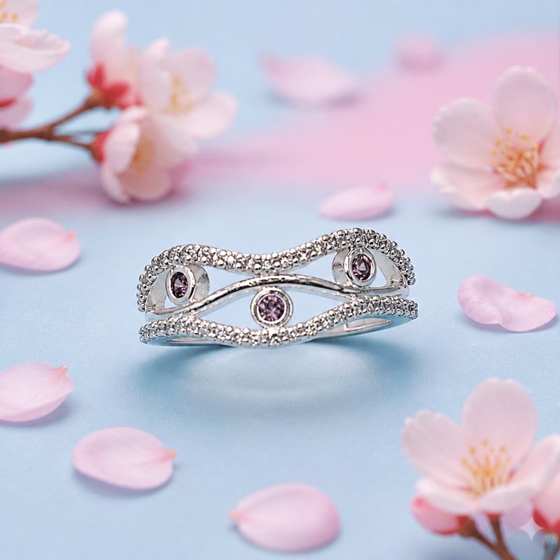 ANILLO CZ VARIAS MEDIDAS PLATA .925