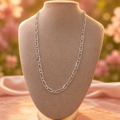 Cadena dos en uno, 20"  5MM Plata 925