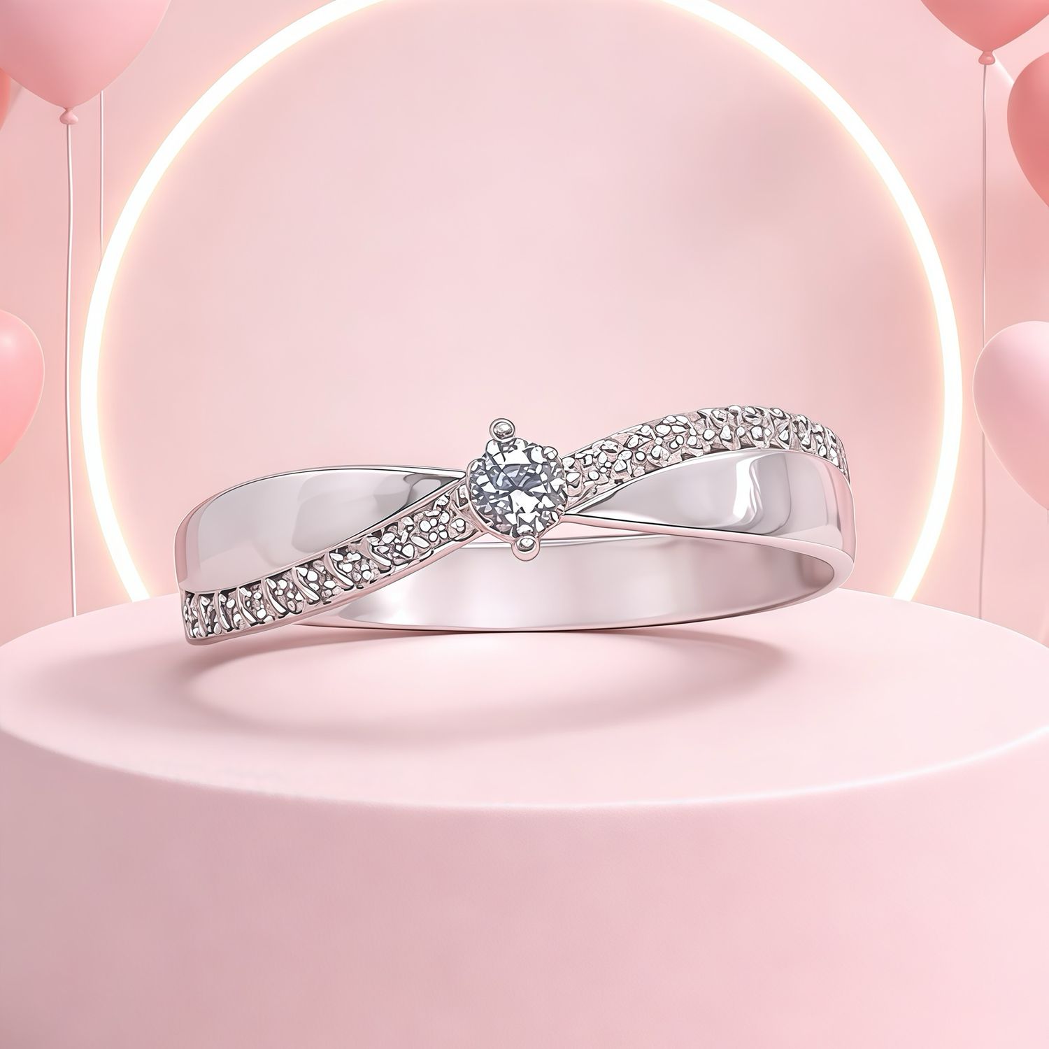 ANILLO SOLITARIO CON MINI CZ VARIAS MEDIDAS