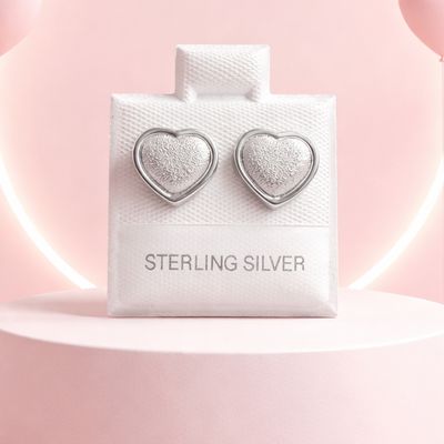 ARETE CORAZON MATE BROCHE MARIPOSA PLATA .925