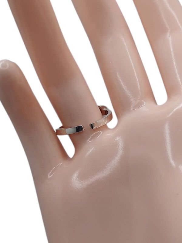 ANILLO MARQUESITA FLOR AJUSTABLE, PLATA .925