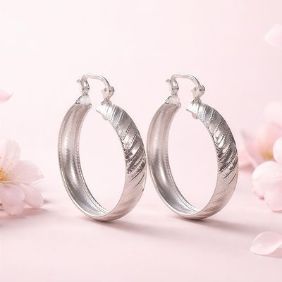 ARRACAD SUPER DIAMANTADA 3 CM,  6 MM ANCHO PLATA .925