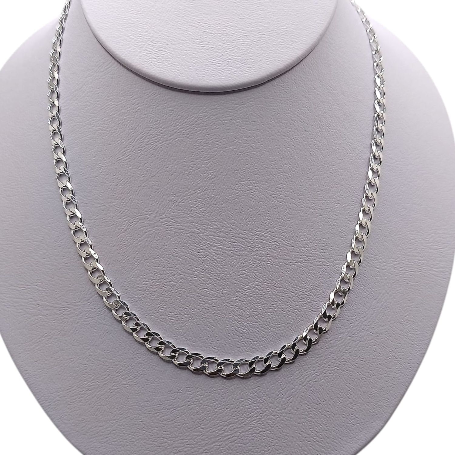 CADENA CUBANA 20" 5 MM, PLATA .925