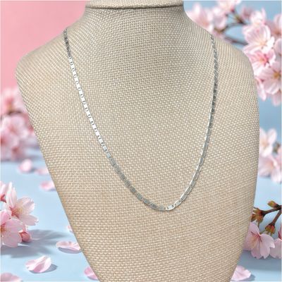 Cadena Valentino Espejo 22" 3.5 MM. PLATA .925 Italiana
