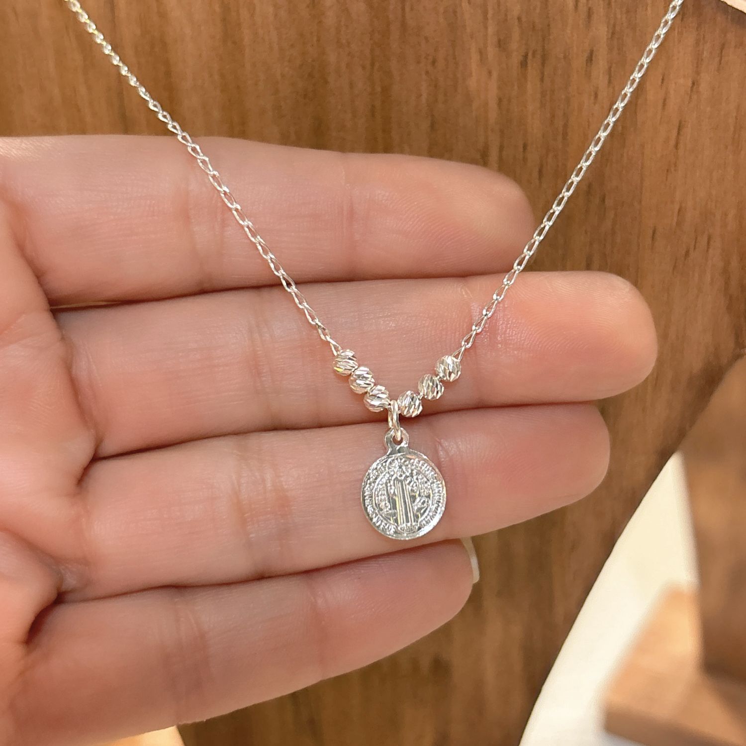 GARGANTILLA 18" SAN BENITO, PLATA .925