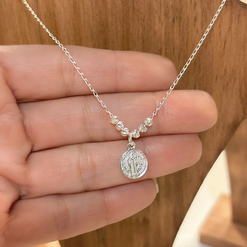 GARGANTILLA 18" SAN BENITO, PLATA .925