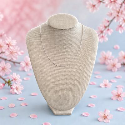 Cadena Cola de Rata 20" de largo plata 925 Mexicana