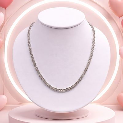 CADENA MIAMI 16" 4MM, PLATA .925