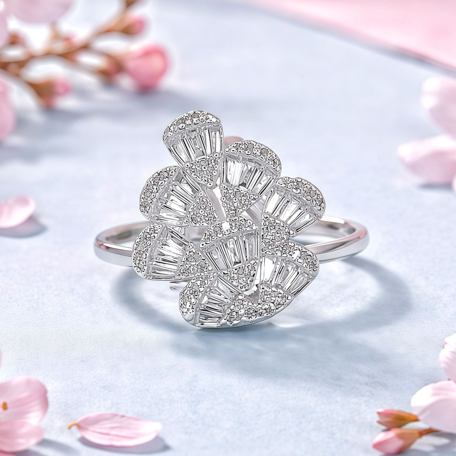 ANILLO BAGUET, VARIAS MEDIDAS  PLATA .925
