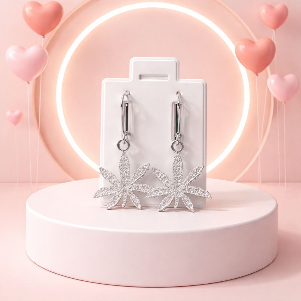 ARETE LARGO CALADO MARY,  3.7 CM  PLATA .925