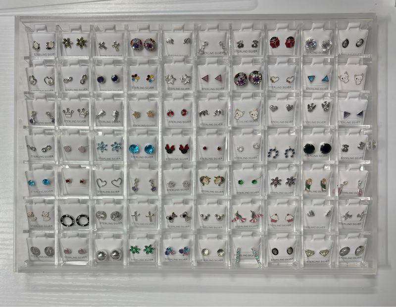 Charola broquel plata 70 Pares